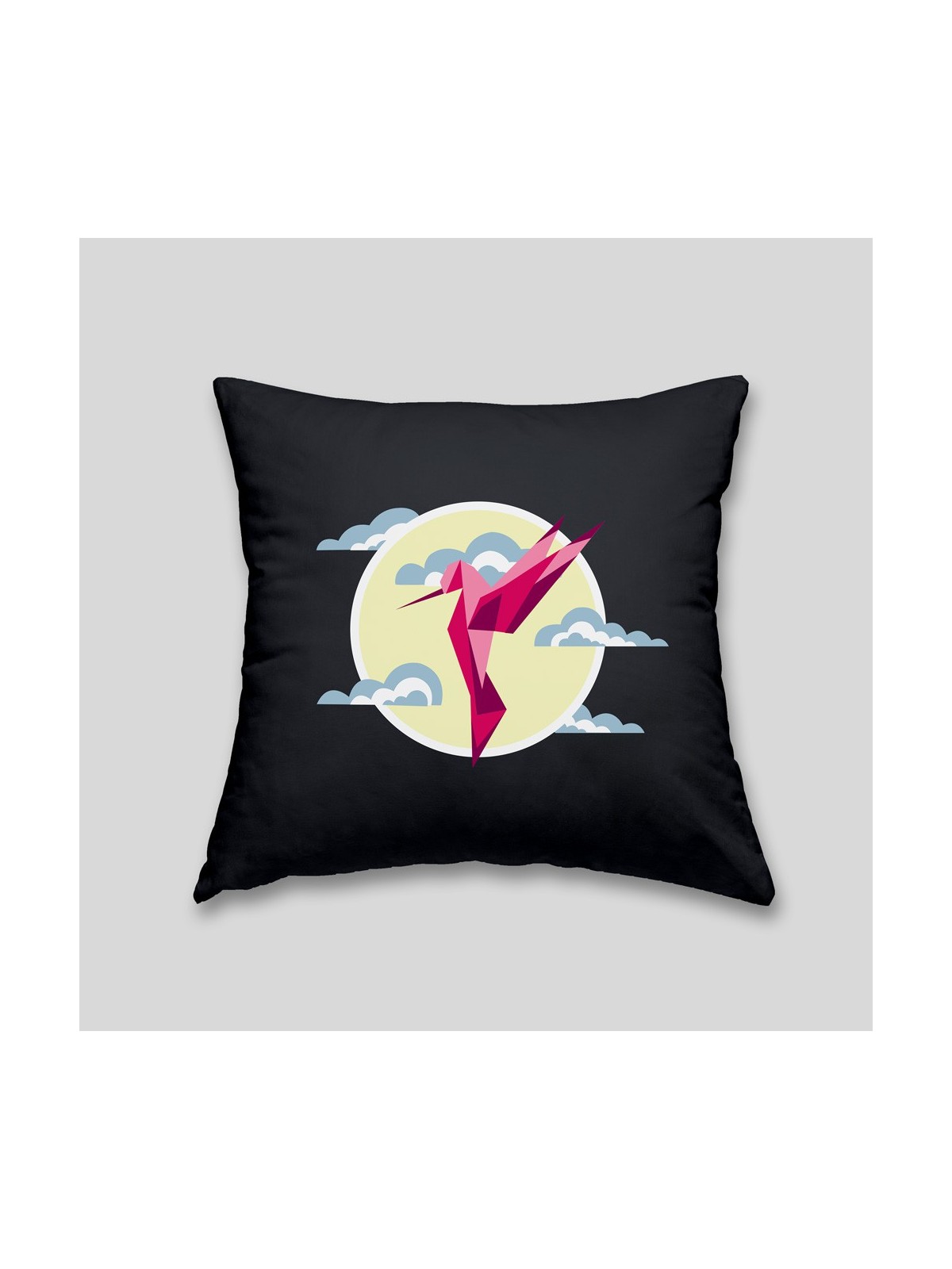 Coussin colibri