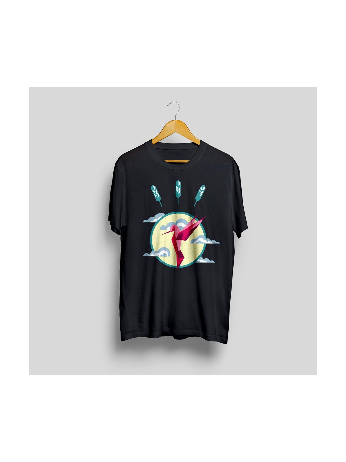 T-shirt imprimé colibri